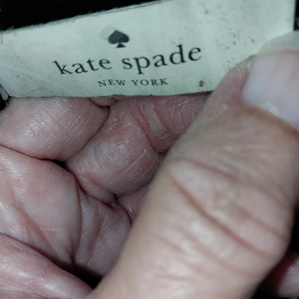 Kate Spade Black Crossbody Bag with Gold Accents